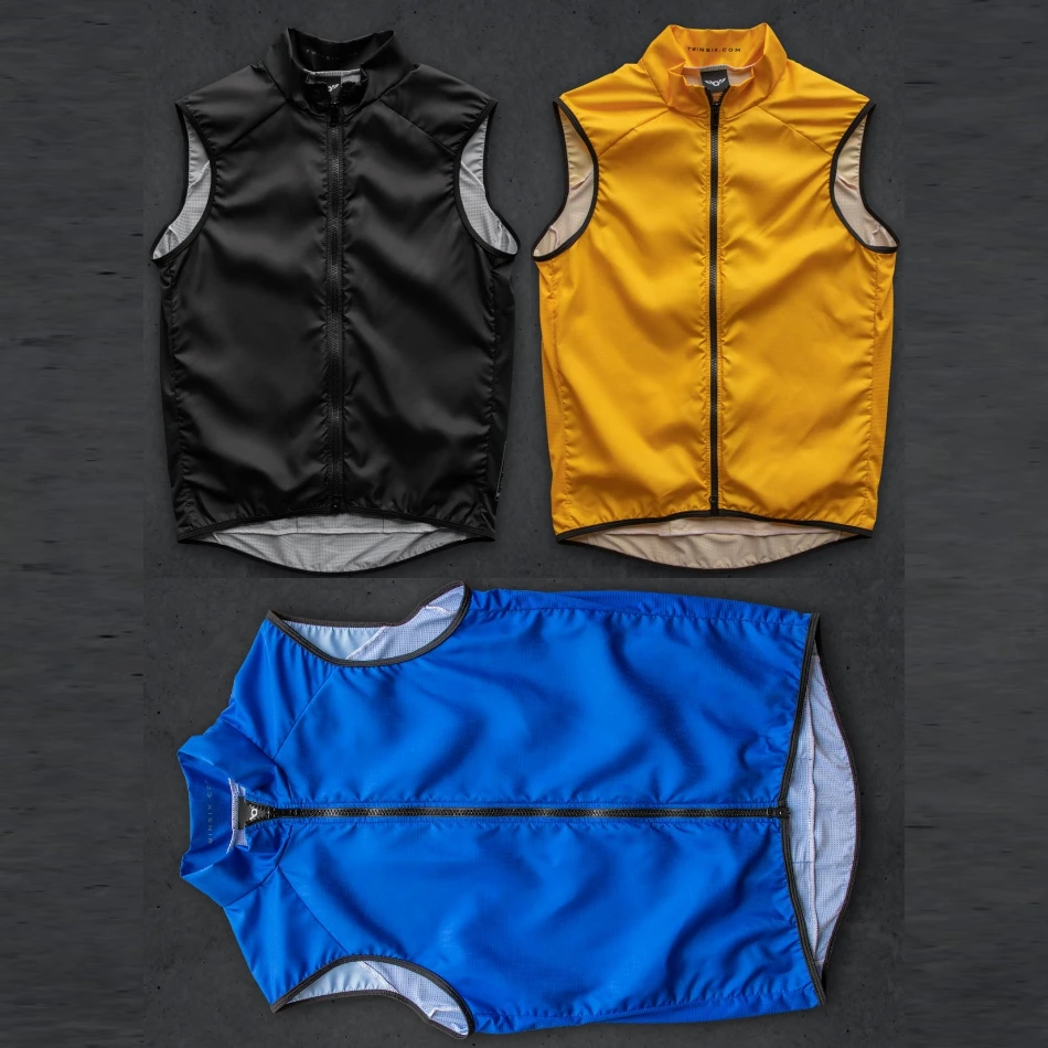 

TWIN SIX Cycling Vest Windproof And Waterproof Sleeveless Gilets Road Bike Apparel TWIN6 Replica