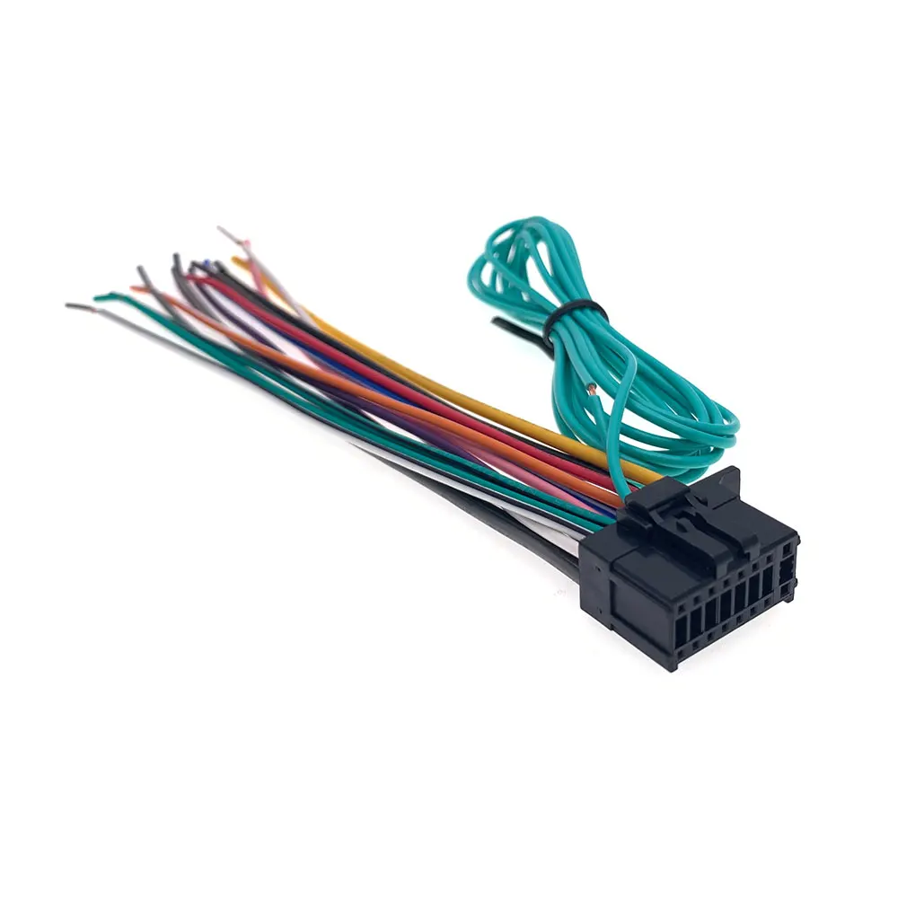 16 Pin Car Audio Radio Iso Wiring Harness With Brake Cable Connector  Adapter For Pioneer Avh-z7050bt Avh-z2050bt Avh-z5050bt - Cables, Adapters  & Sockets - AliExpress