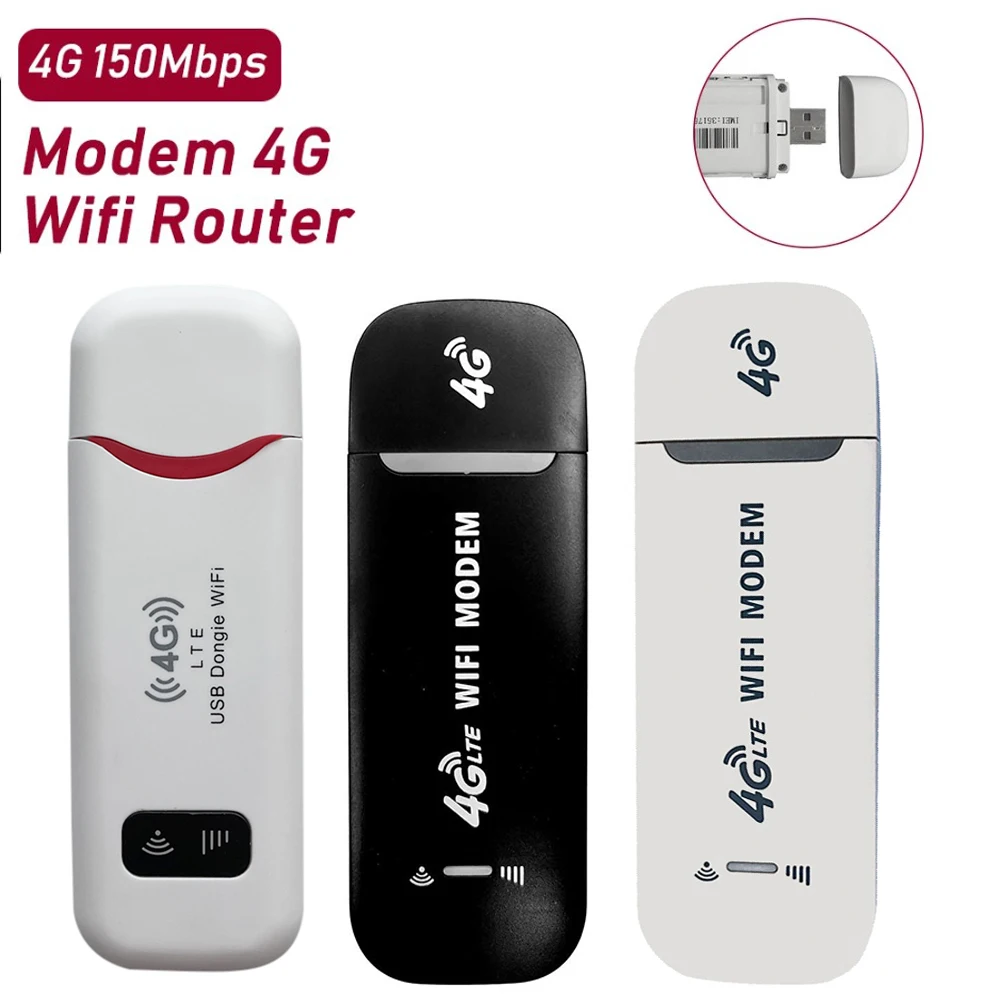 4GLTEWirelessUSBDongleMobileBroadband150MbpsModemStickSim