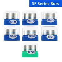 10/Pcs Dental Diamond Burs Drill for Teeth Polishing High Speed Handpiece FG 1.6M SF-11 SF-12C 1