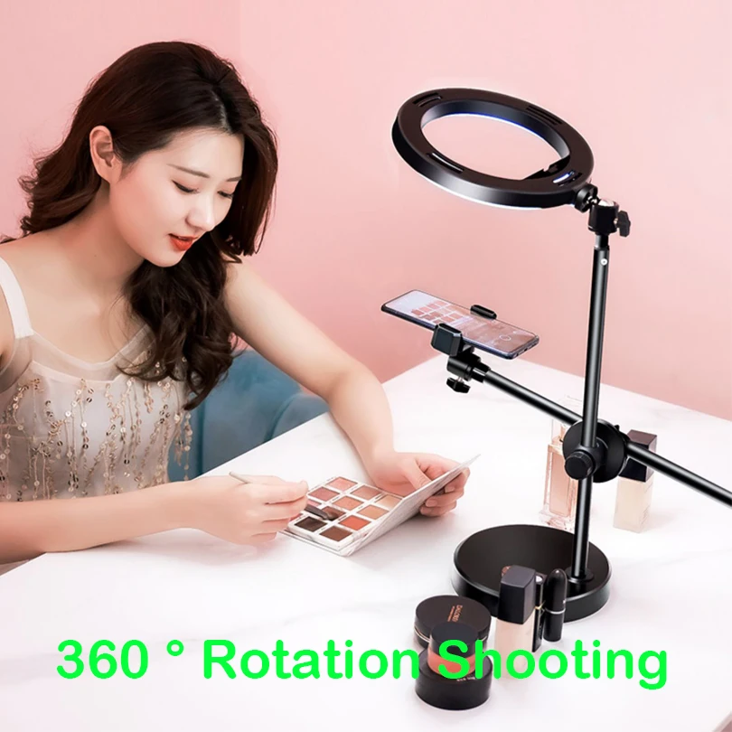 HOT Ring Light Desk Tripod For Iphone Tripod For Iphone 12