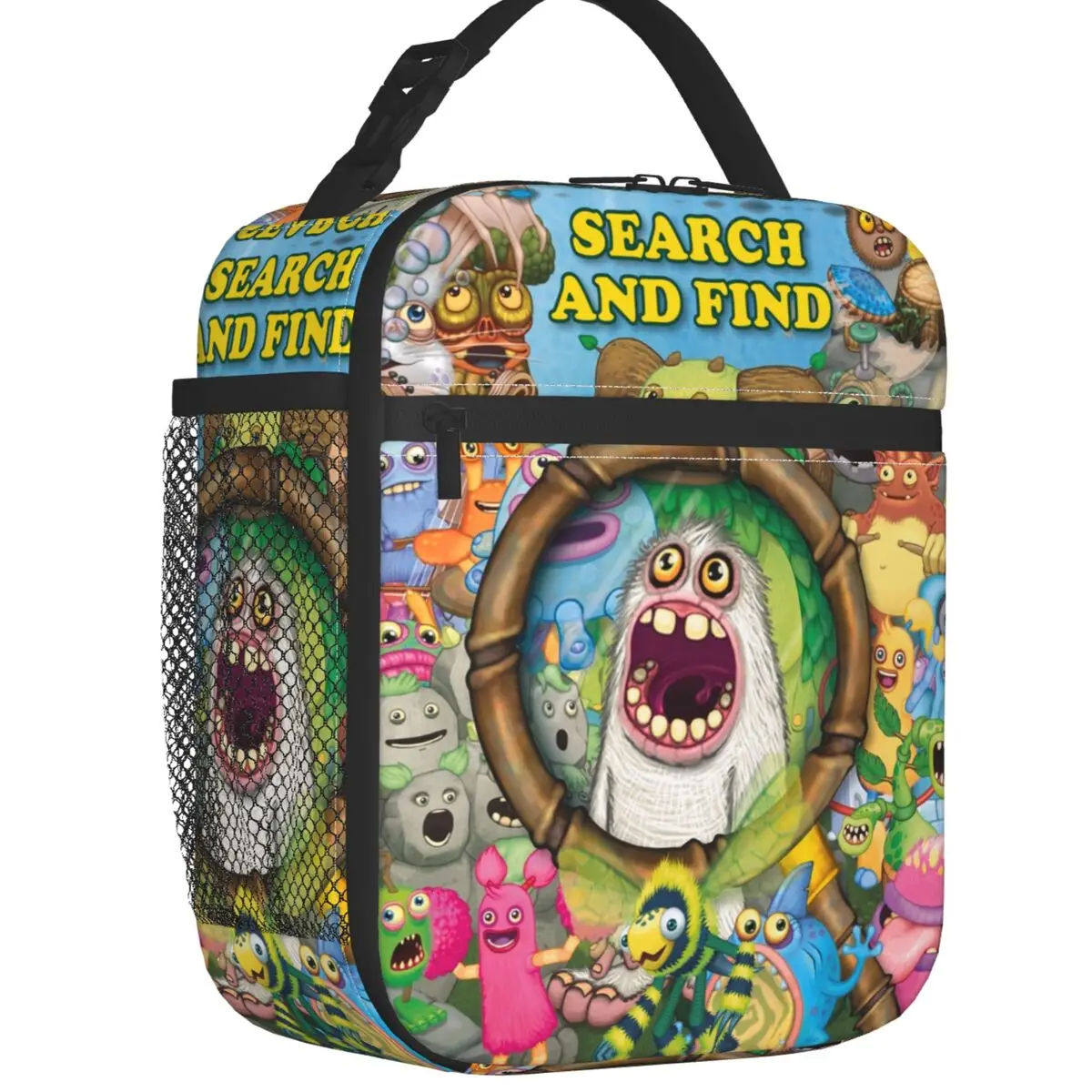 

My Singing Monsters Characters Thermal Insulated Lunch Bag Cartoon Anime Game Portable Lunch Container Multifunction Food Box