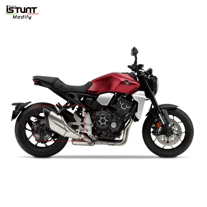 Slip On For HONDA CB1000R CB1000 R 2019- 2020 Years Motorcycle Exhaust Muffler Modified Titanium Alloy Escape Silencer Link Pipe - Image 2