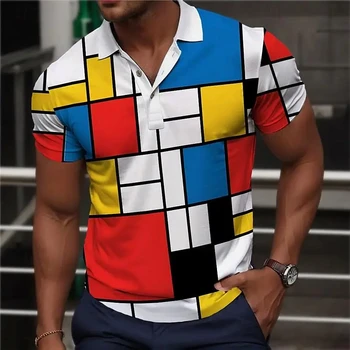 Color Block Polo Tee 1