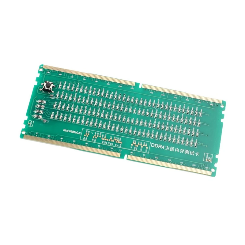 

4X DDR4 Test Card RAM Memory Slot Out LED Desktop Motherboard Repair Analyzer Tester