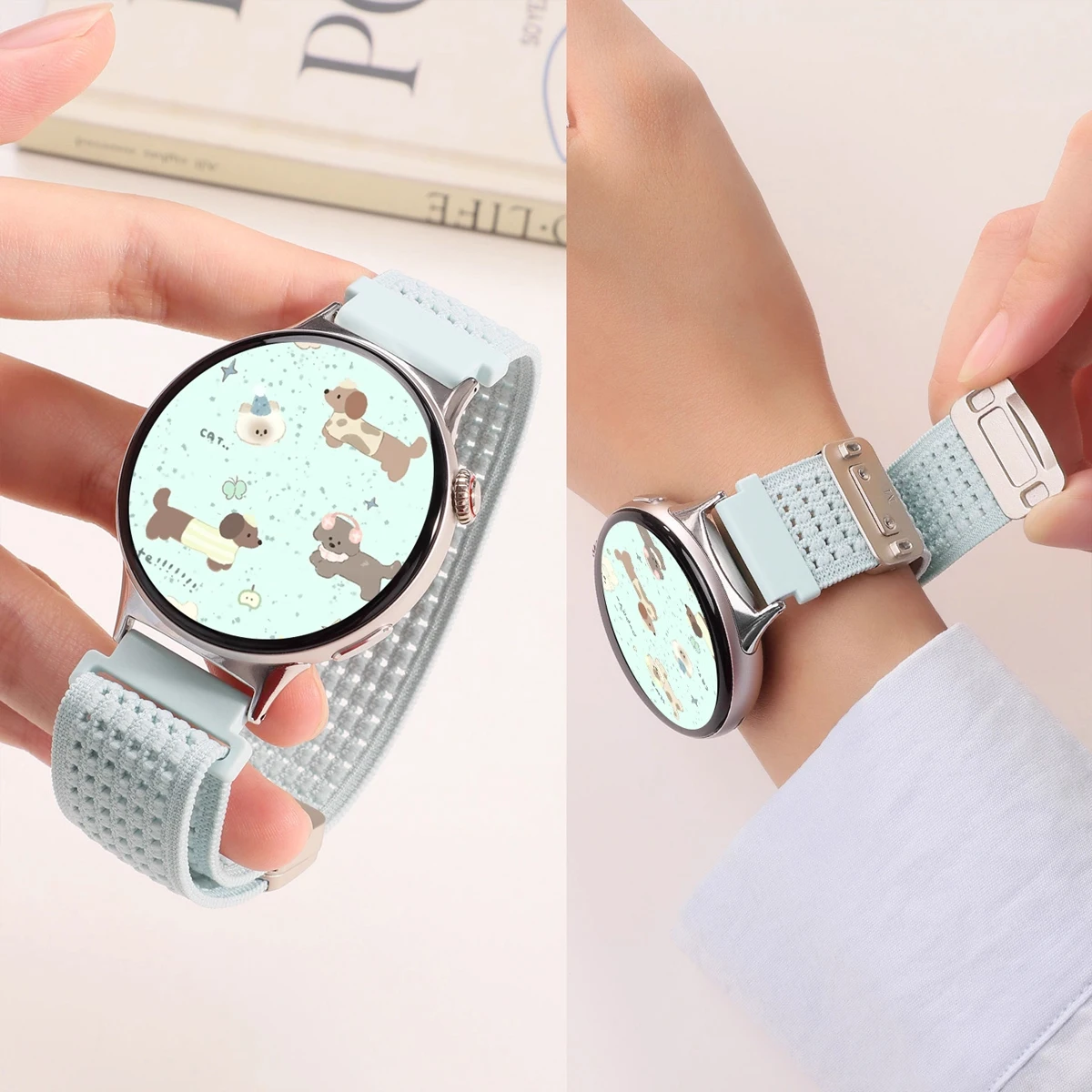Braided Magnetic Band and Bracelet - 20mm/22mm Strap
