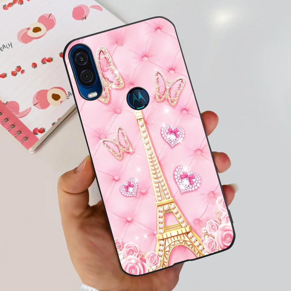 Cute Flower Cat Painted Soft Silicone Phone Case Cover