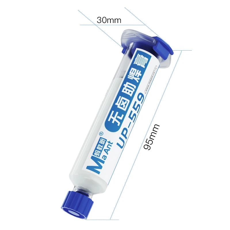 MaAnt UP-559 BGA PCB 플럭스 페이스트 무세척 솔더 SMD 솔더링 페이스트 플럭스 그리스 플럭스 저잔류 부식 없음 용접 더 좋음