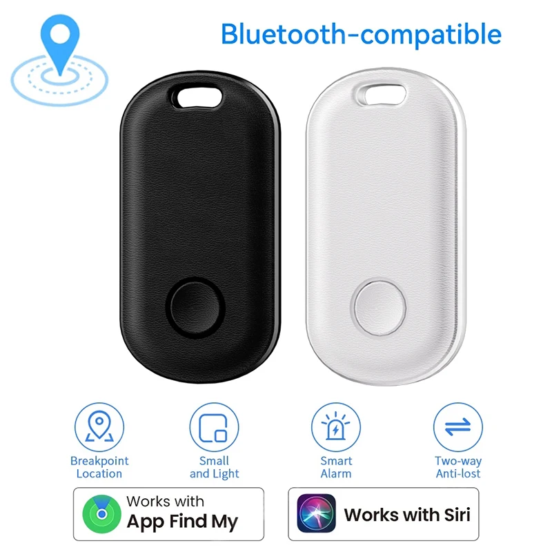 Smart Bluetooth GPS Tracker Work with Apple Find My APP ITag Anti Lost Reminder Device MFI Rated Locator Car Key Pet Kids Finder