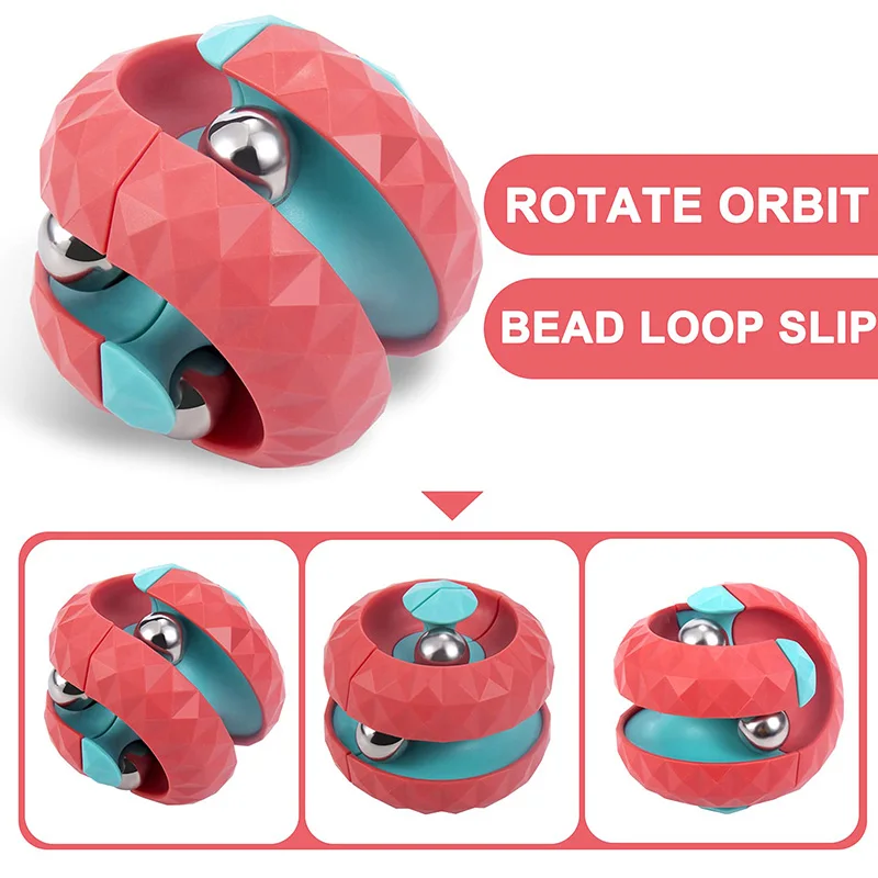 Adults Decompression Toy Children Autism Orbit Ball Cube Anti Hand Spinner Fidget Spinner Sensory Toys Gifts Kid fidget toy sensory fidget toy anti stress toy finger sensory toy fingertip gyroscope toy
