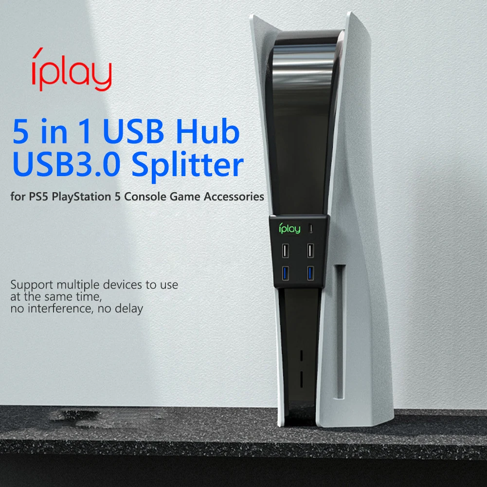 게임 콘솔 USB 스플리터 확장기 허브 어댑터 스플리터 확장 USB3.0 어댑터 컨버터 (플레이스테이션 5용)