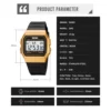 SKMEI 2042 Digital Sport Watch for Men Military Waterproof Calendar Date Week Mens Wristwatches Electronic Thin Clock 1381 Reloj 6