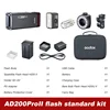 Godox AD200 pro II Flash 200Ws 1/8000 HSS 2980mAh Battery with 2.4G Wireiess X System Bi-color Modeling Lamp Speedlight Flash 6