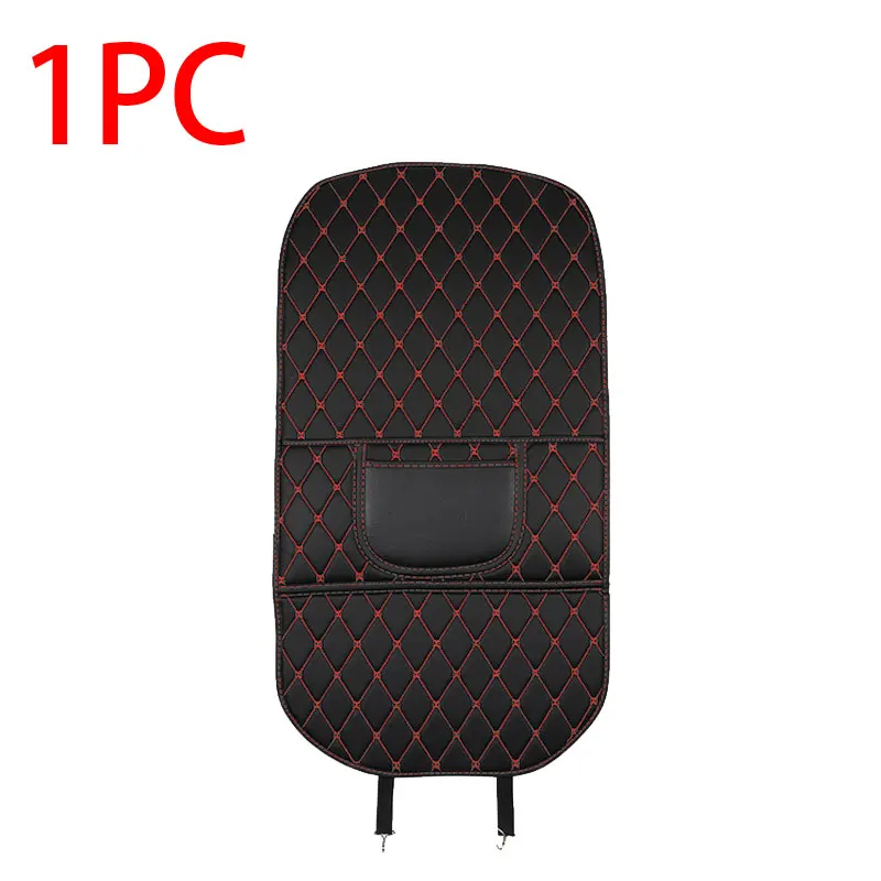 Universal PU Leather Car Anti-Kick Mats Auto Seat Back Protector Cover For Children Kids Car Anti-Dirty Pad Car Accessories - 34 - View #7
