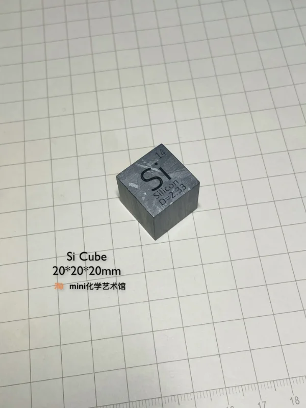 

20mm Silicon Cube Chemical Elements Physical cube 20mm Silicon Periodic Phenotype cube