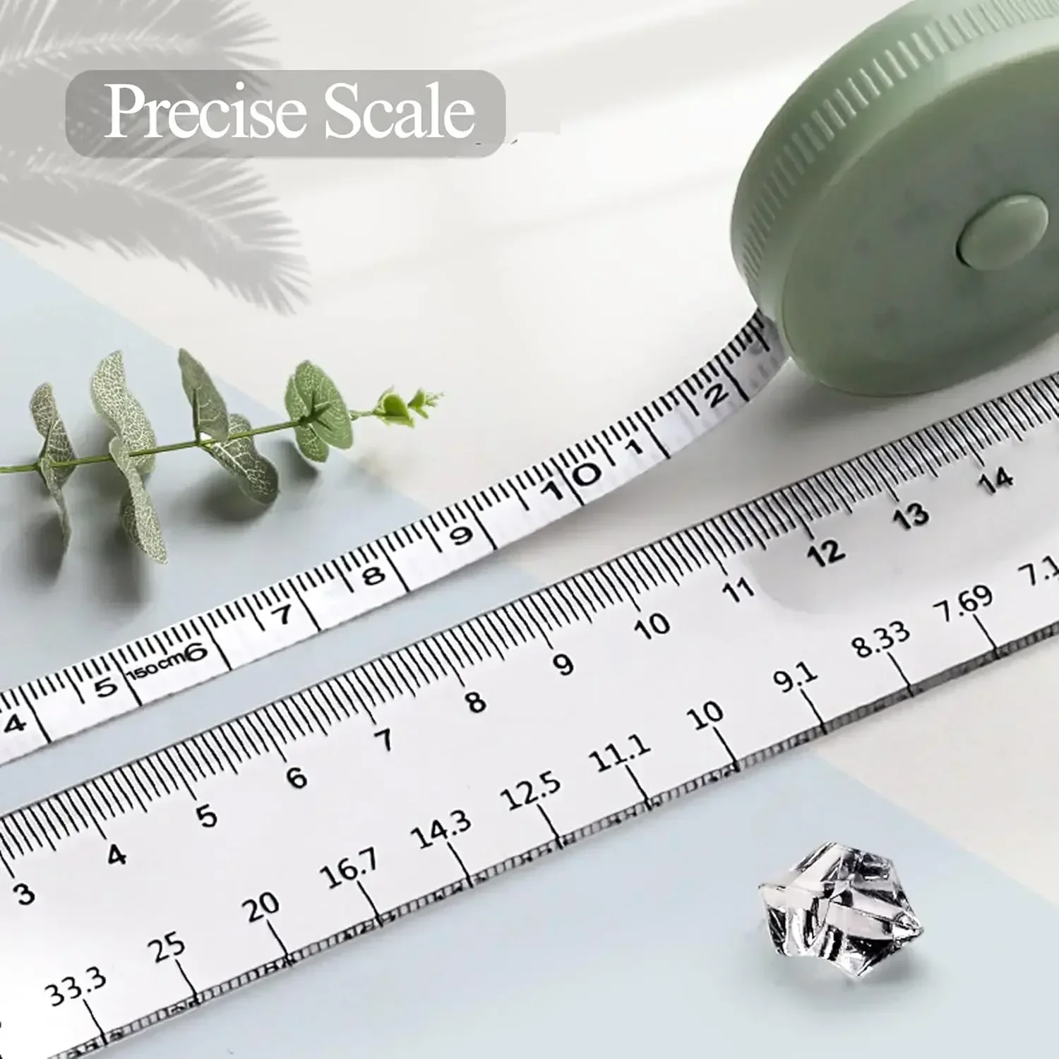 2M Sewing Measuring Tape Retractable Tailor Tape Double Scale Soft Ruler for Home Children Height Chest Waist Handcraft Clothing