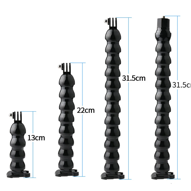 Flexible Octopus Monopod Gooseneck for Gopro Hero SJcam DJI OSMO Cameras Selfie Stick Holder for Iphone Xiaomi Android Phones