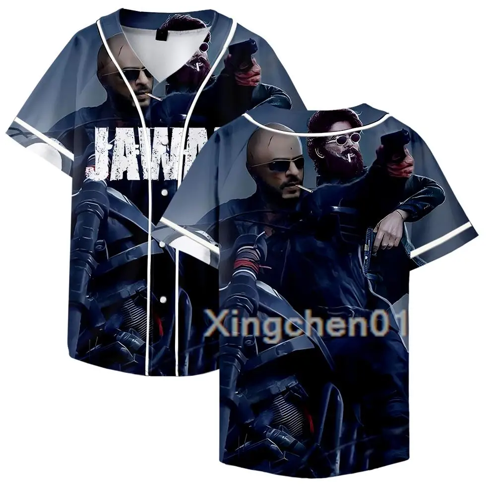 

Jawan beyzbol gömlek yaz kısa kollu Tee gömlek Unisex jarse bluz blusas camisas de hombre elegantes camisas masculinas