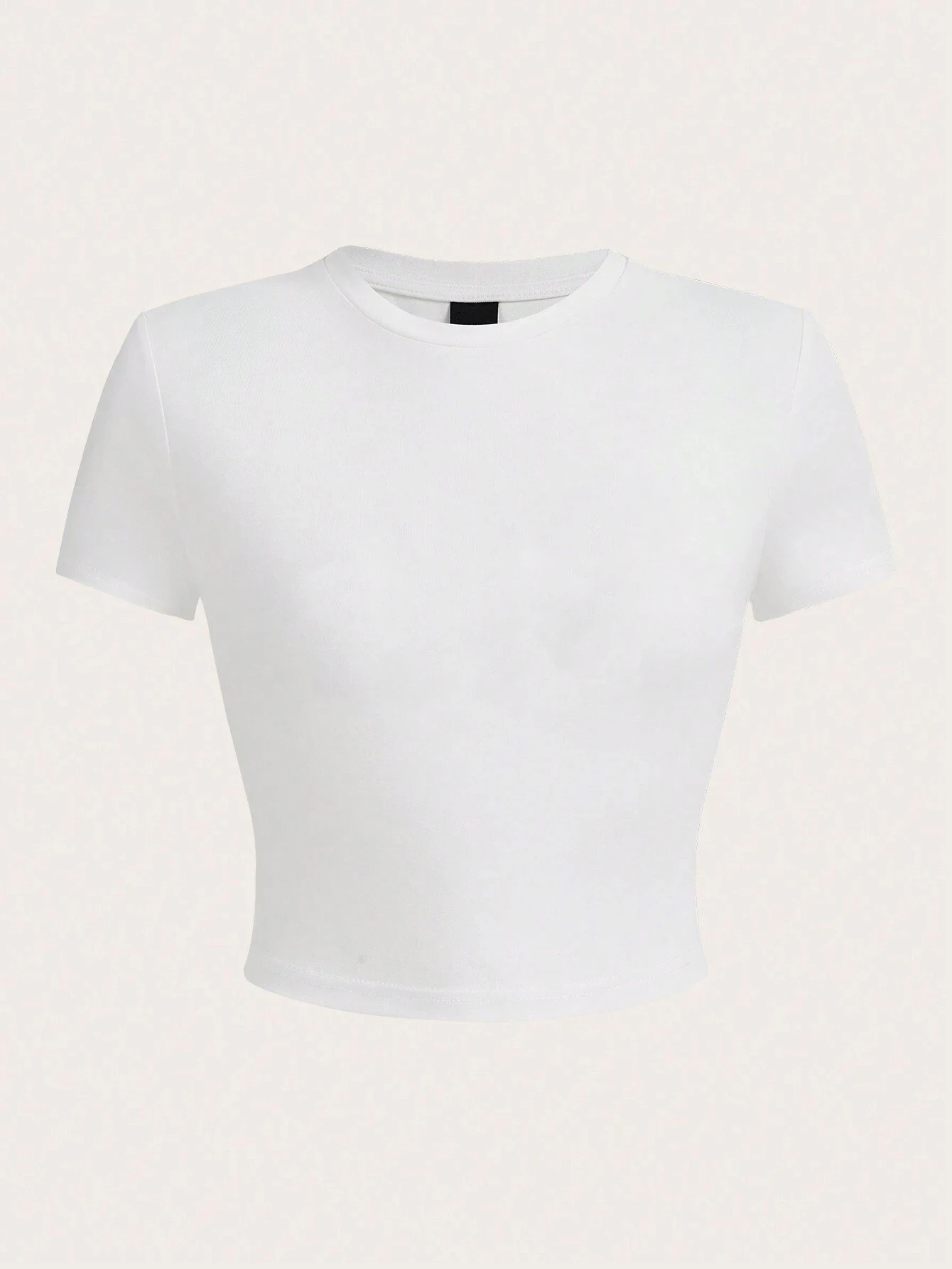 Y2K Woman Solid Crop Tops Short Sleeve High Elastic Viscose T-Shirt Soft O-Neck Sporty Tees Summer Street Fashion Female Clothes Best Sellers In Women's Clothing