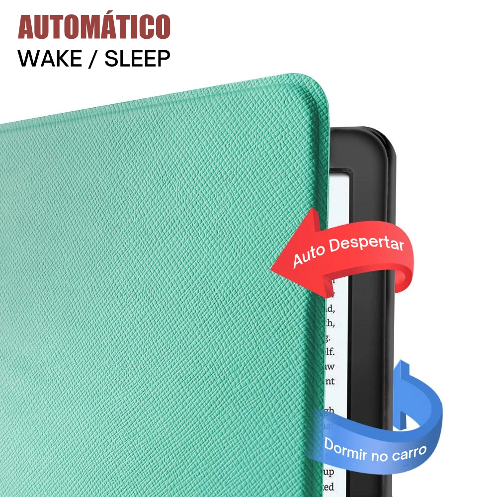 6.8 polegada m2l3ek sono automático wake funda kindle capa