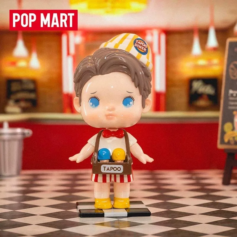 thumbnail image 1 of POP MART Tapoo Retro Diner Series Caja Sorpresa Juguetes Caja Misteriosa Mistery Caixa Figura de Acción Surpresa Lindo Modelo Regalo de Cumpleaños, 1 of 5