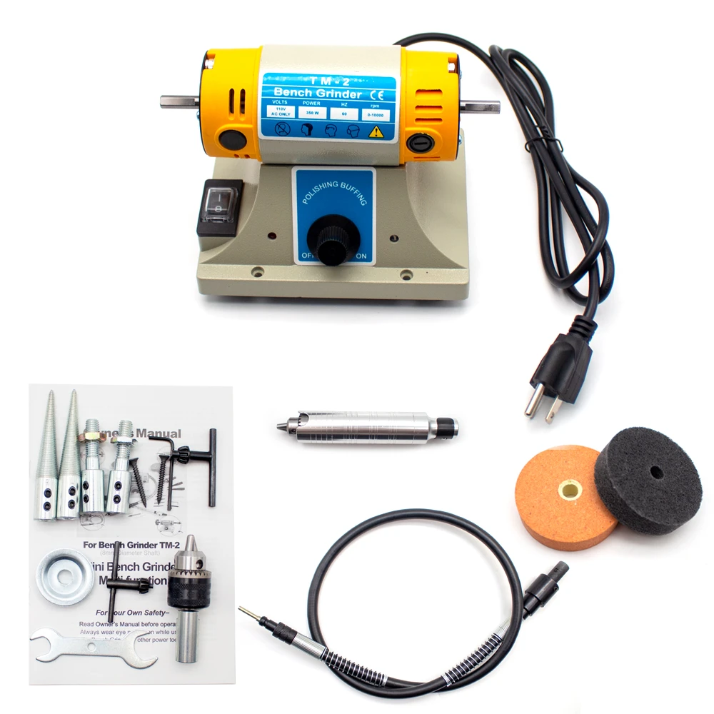 Pulidora roca para joyería, pulidora de torno de eléctrico, 350W, 0 10000RPM Y, TM 2|Piezas para herramientas| - AliExpress