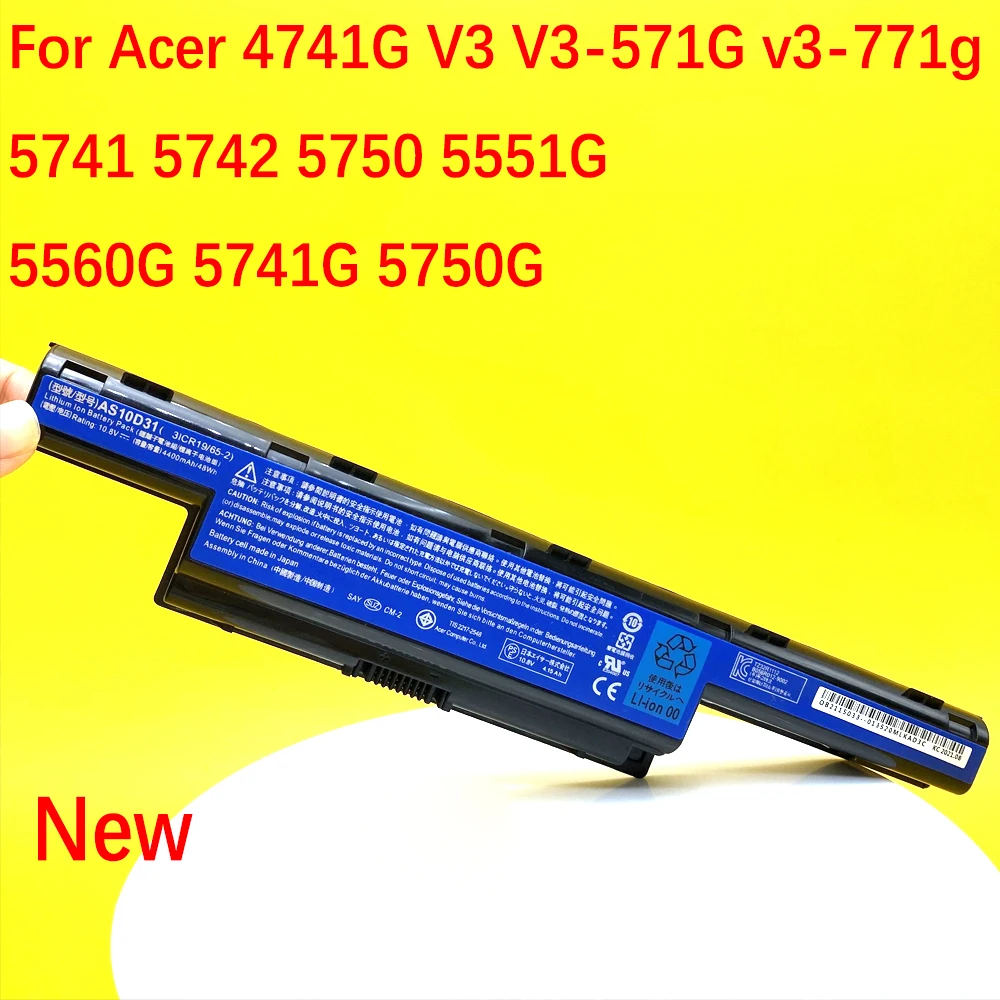 Bateria do Portátil As10d31 para Acer 4741g As10d31 As10d3e As10d41 As10d51 As10d61 As10d71 As10d81 As10g3e As10d73 As10d