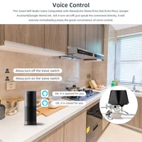 Tuya Alexa Google WiFi Water Smart Valve Shutoff Timer Sprinkler Controller Gas Valve Controller Smart Life APP Remote Control 4