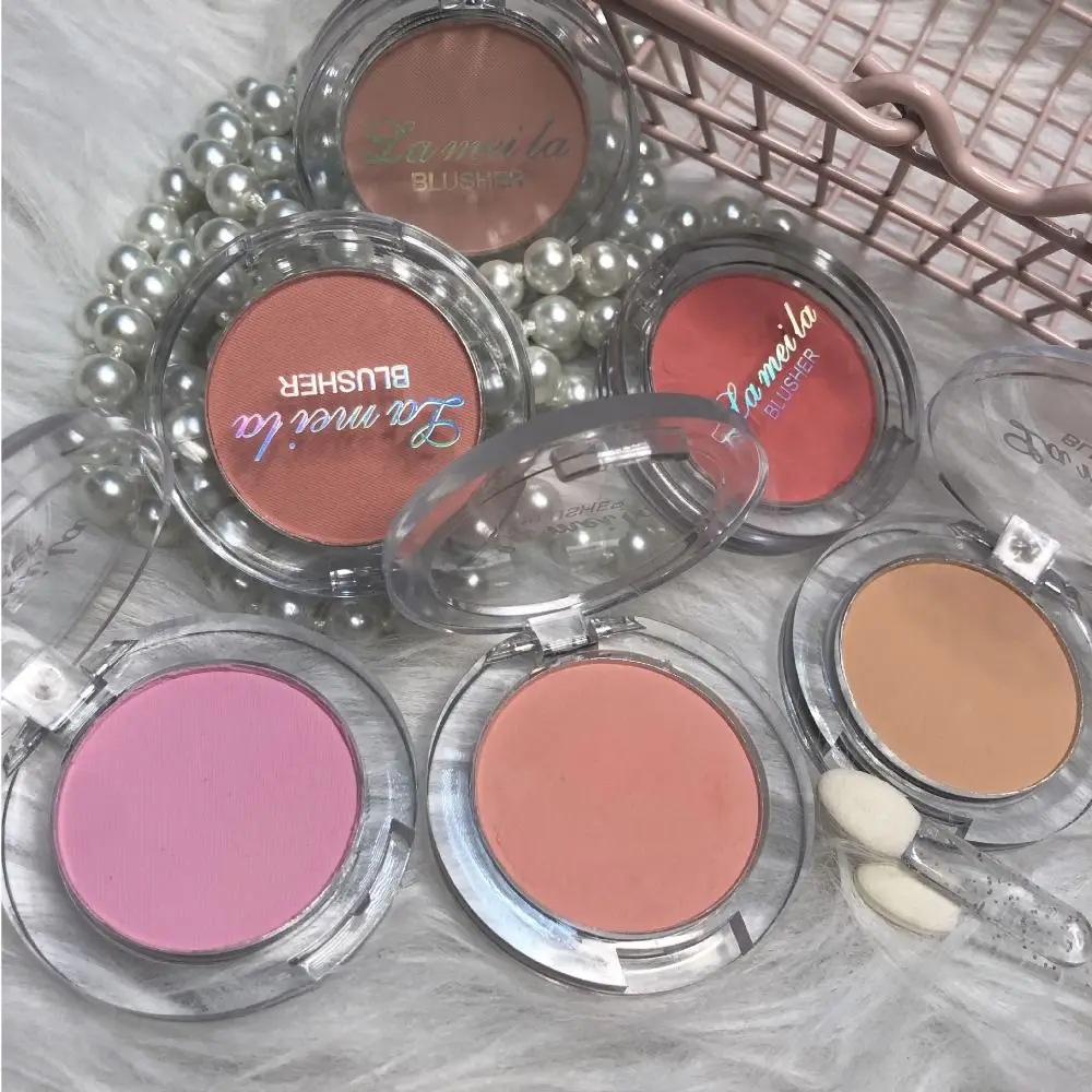 Natural Tint Blush Palette Matte Peach Pink Cheek Tint Fard Polvere Minerale A Lunga Durata Contour Rouge Cosmetics Women