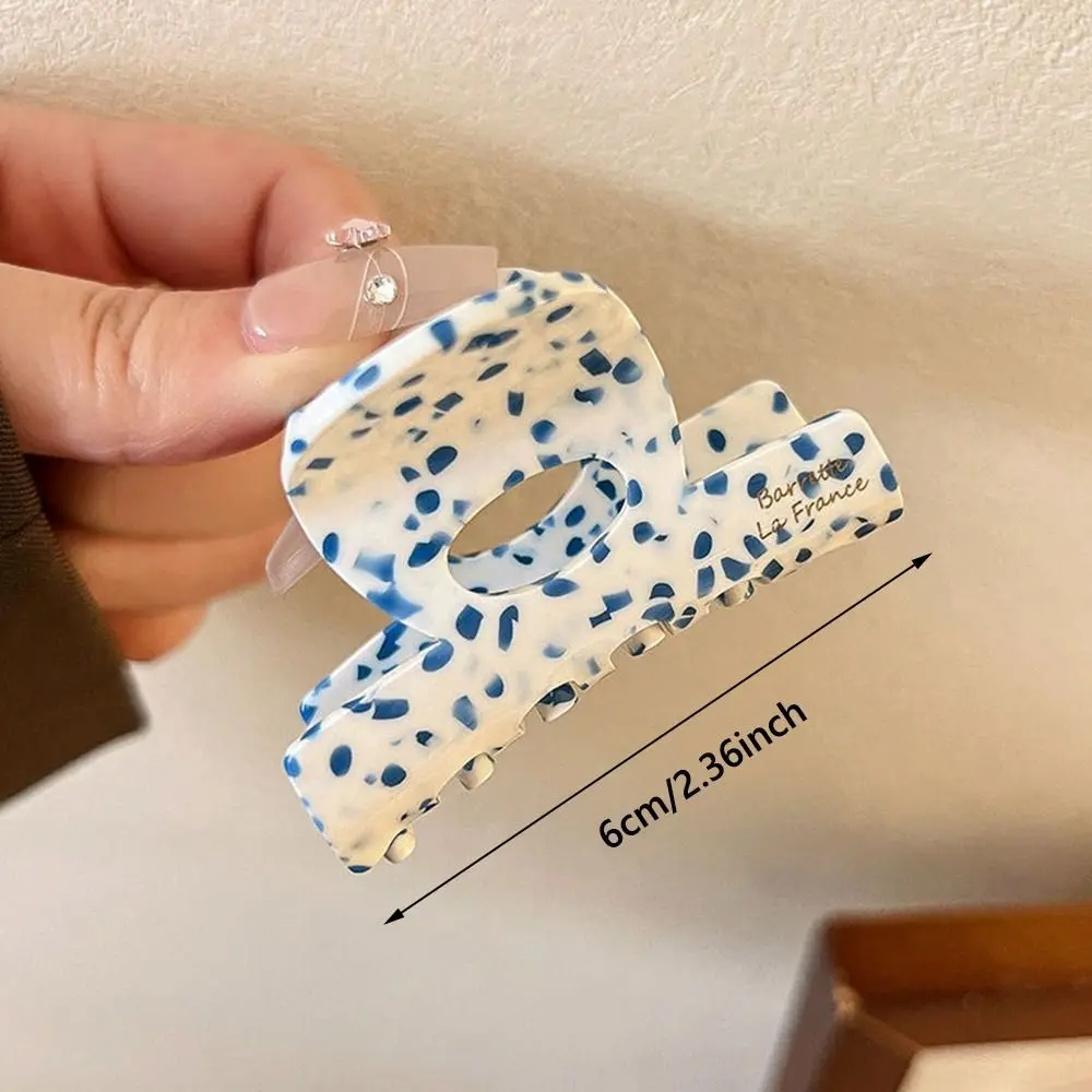 Daily French Hair Claw Clip Small Acetate Shark Clip Sweet Elegant Ponytail Holder for Women