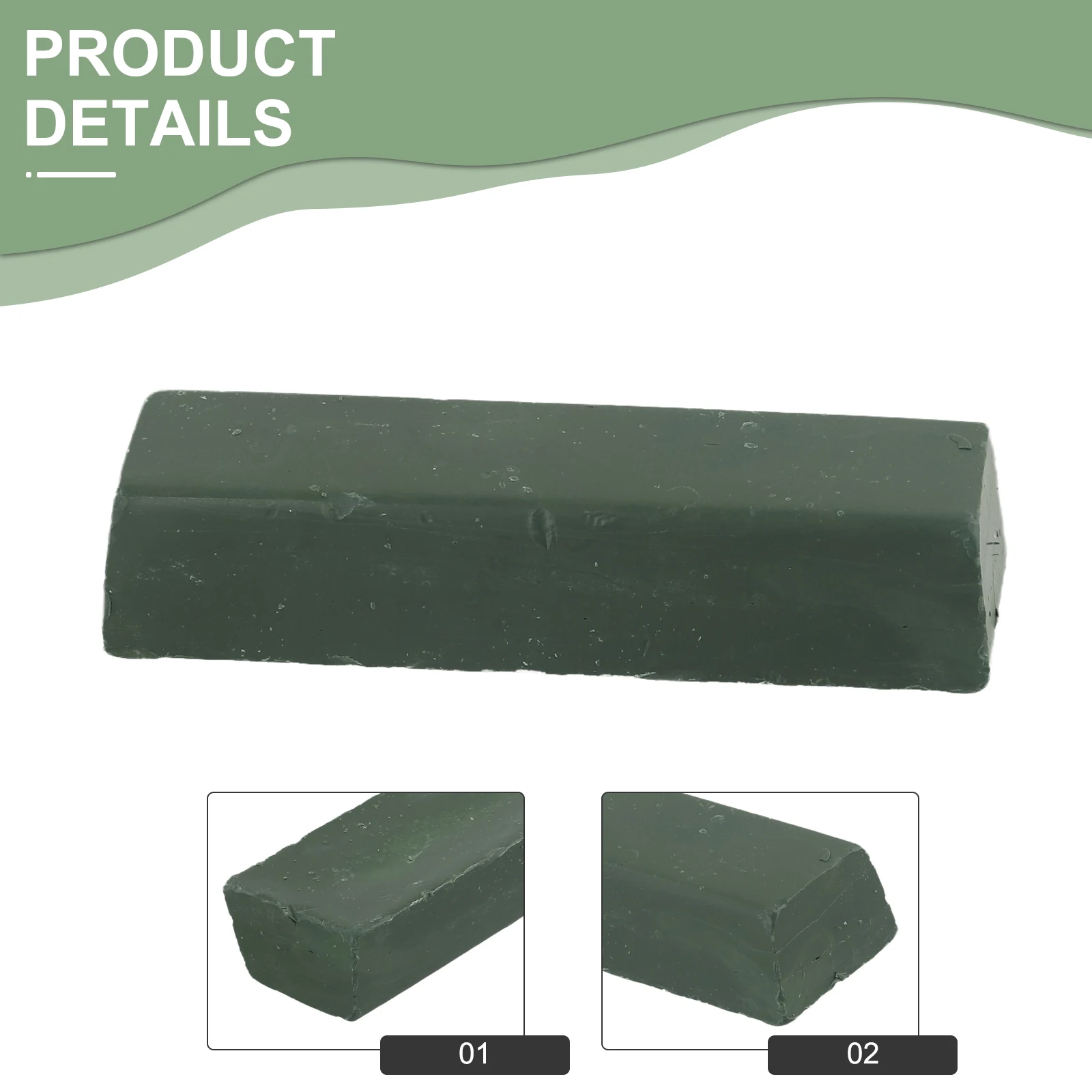 Compound Polishing Paste Green Green Oxide Grinding Paste Metals Polishing Wax For Stainless Steel/Copper