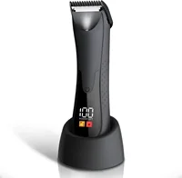 Groin Hair Trimmer - Electric Trimmer for Men Waterproof Ball Ceramic Blade Trimmer for Pubic/Body/Groin Grooming 1