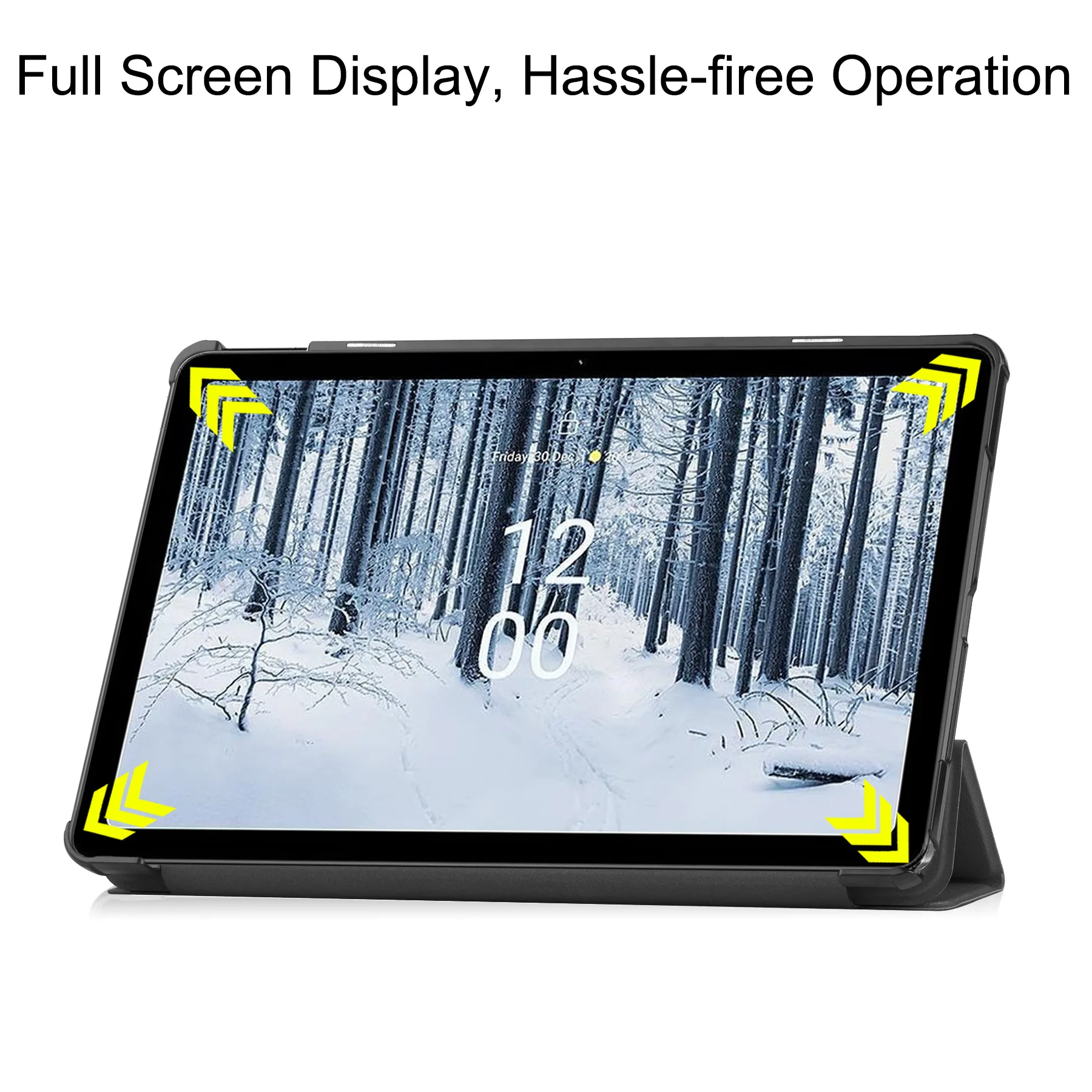 Custodia tablet in silicone per Nokia T21 10.4 pollici 2022 Cover con supporto Nokia T10 8.0 2022 Stampe animalier TPU Cover posteriore con guscio nero  7