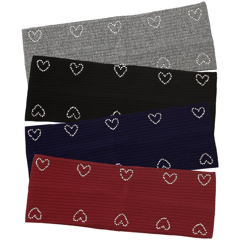 

Женская Блестящая повязка на голову, новые женские мягкие хлопковые эластичные ребристые головные уборы, праздничный тюрбан, аксессуары для волос