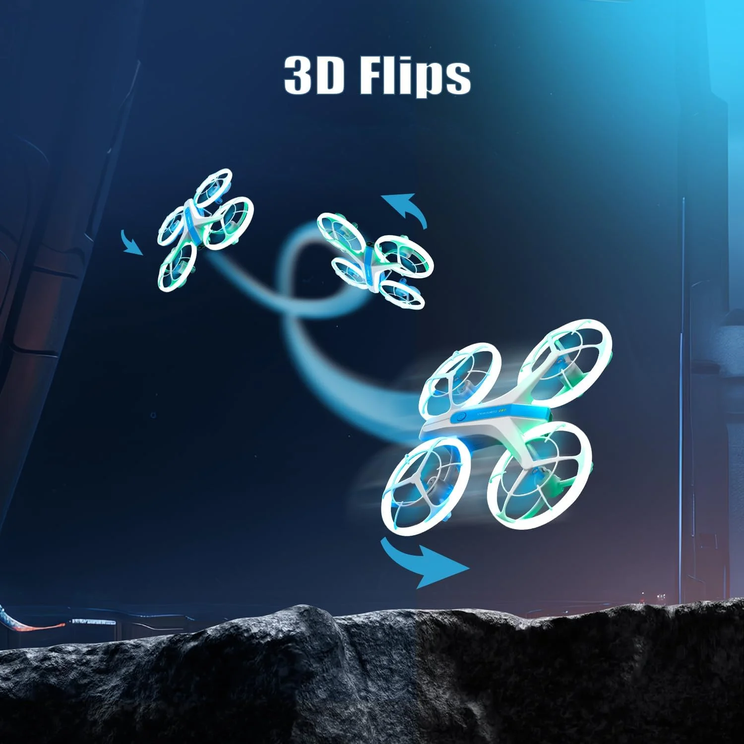 4DRC V33 Drones 8K 4K HD Camera RC Drone with Altitude Hold and Headless Mode RC Quadcopter with LED Light Gift Toy for Kids drone quadcopter