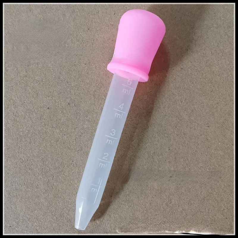 Plastic Pipette 5ml Small Feeding Medicine Liquid Eye Ear School Lab Experiment Supplies