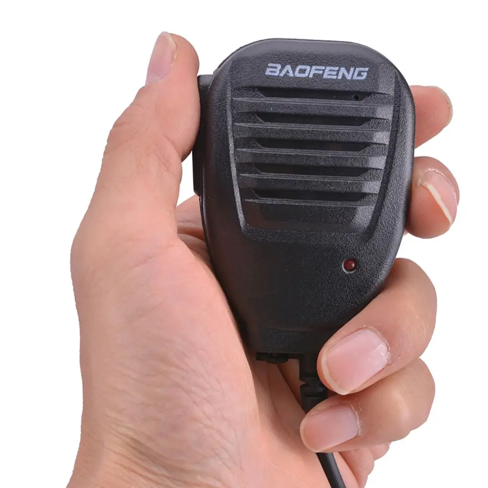 Portable Radio 2 Way Radio Accessories Replacement Parts Speaker Mic Waterproof for Baofeng Walkie Talkie Handheld