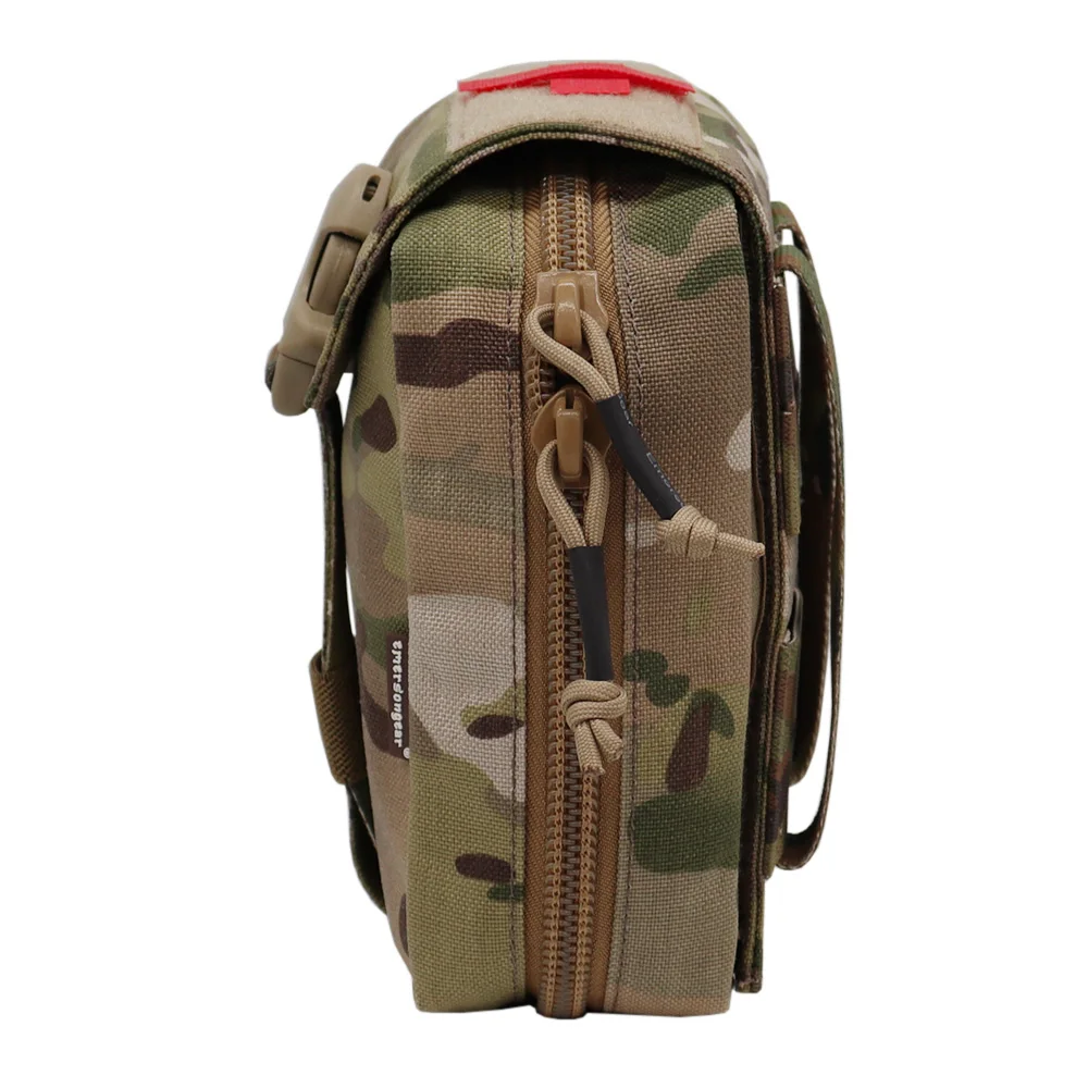 Emersongear Taktische MOLLE-Erste-Hilfe-Ausrüstungstasche, medizinischer Träger, EMT IFAK Survival-Tasche mit Reißverschluss, Multicam Molle-Werkzeugtasche – Detail 8
