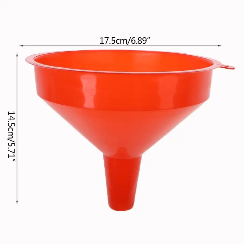 17.5X14.5cm Plastic Filling Funnel Spout Pour Oil Tool Petrol Car Styling For Car Motorcycle Vehicle