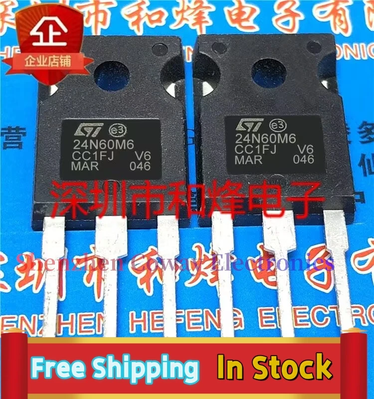 

10PCS-30PCS STW24N60M6 24N60M6 TO-247 MOS In Stock Fast Shipping