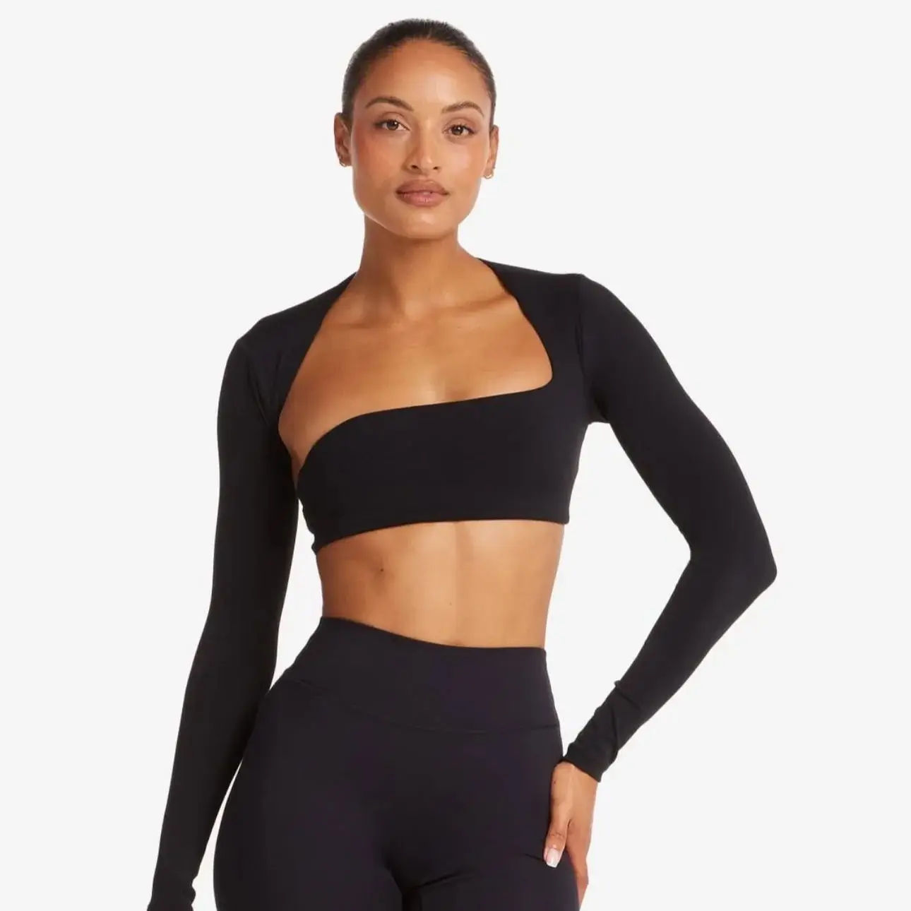 Black fake two-piece