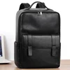 Men's Backpack Genuine Leather Large-capacity 15.6 Inch Laptop Bag Fashion Design Multiple Pockets Backpack Men School Bags 6