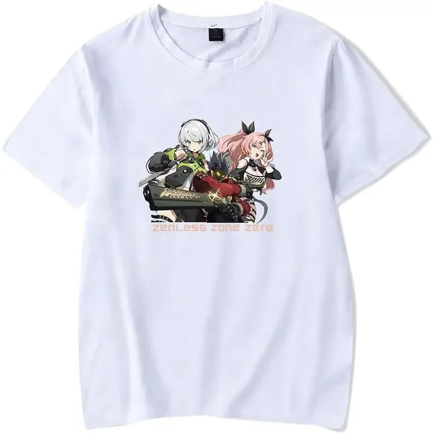 

Zenless Zone Zero Game футболка Merch Повседневная футболка с коротким рукавом унисекс футболка