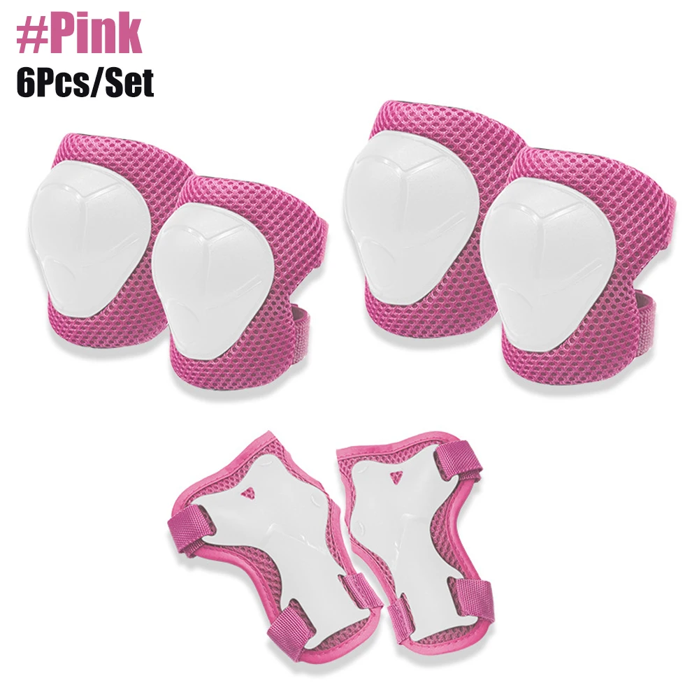 thumbnail image 2 of Oeyliz Kids Protective Gear Set - 6-in-1 Knee Elbow Wrist Pads For Sports Ages 3-7 2 of 10