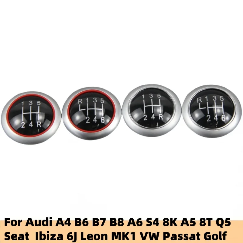 6 Speed Gear Knob Emblem Badge Cap 7H5711144D Compatible With