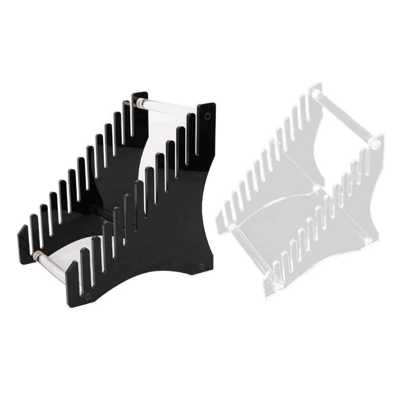 

12Slot Acrylic Holder Vinyls Record Bracket Display Stand Record Album Rack Drop Shipping