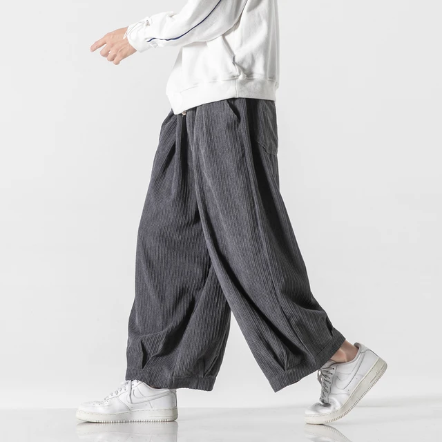 2022 Cotton Jogger Pants Men's Streetwear Casual Harem Pants Male
