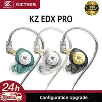 KZ EDX Pro Dynamic Wired Earphones HIFI Stereo Bass Music Earbuds In Ear Sport Headphones Detachable Cable Stereo Gaming Headset 1