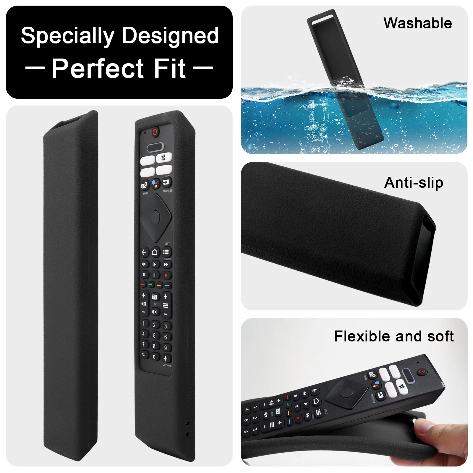 Silicone Anti-Slip Protective Remote Control Case
