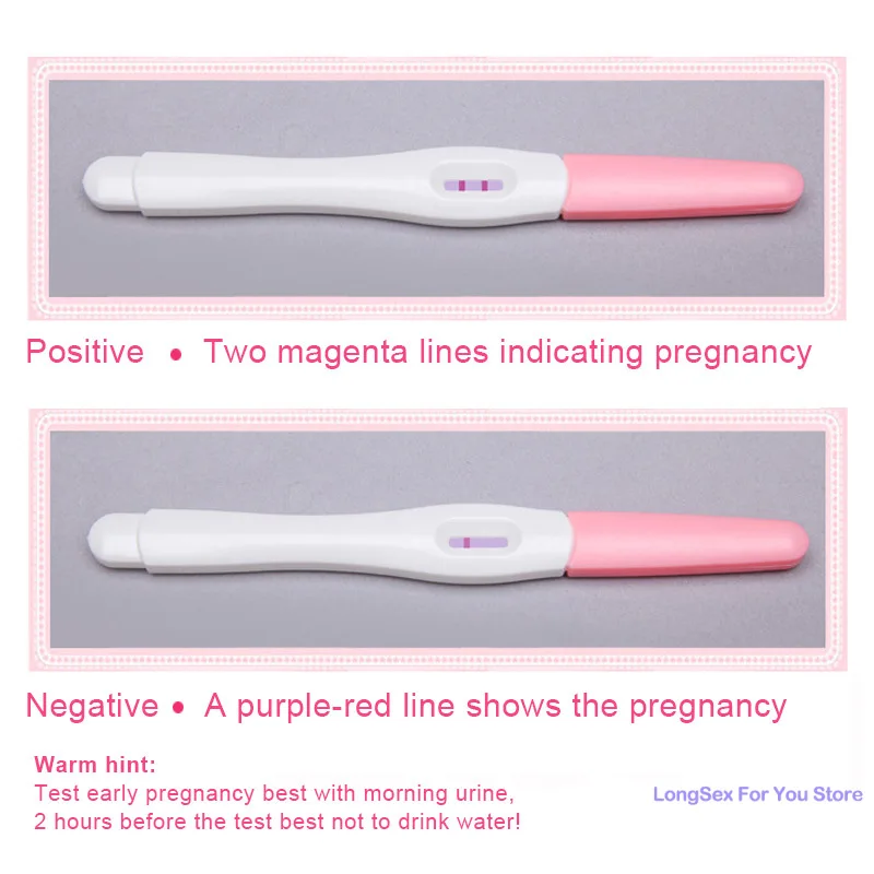 Early Pregnancy Test Strips HCG Household Test Pen One-Step Urine Measuring Kit Adult Women Rapid Result Testing Stick 10PCS